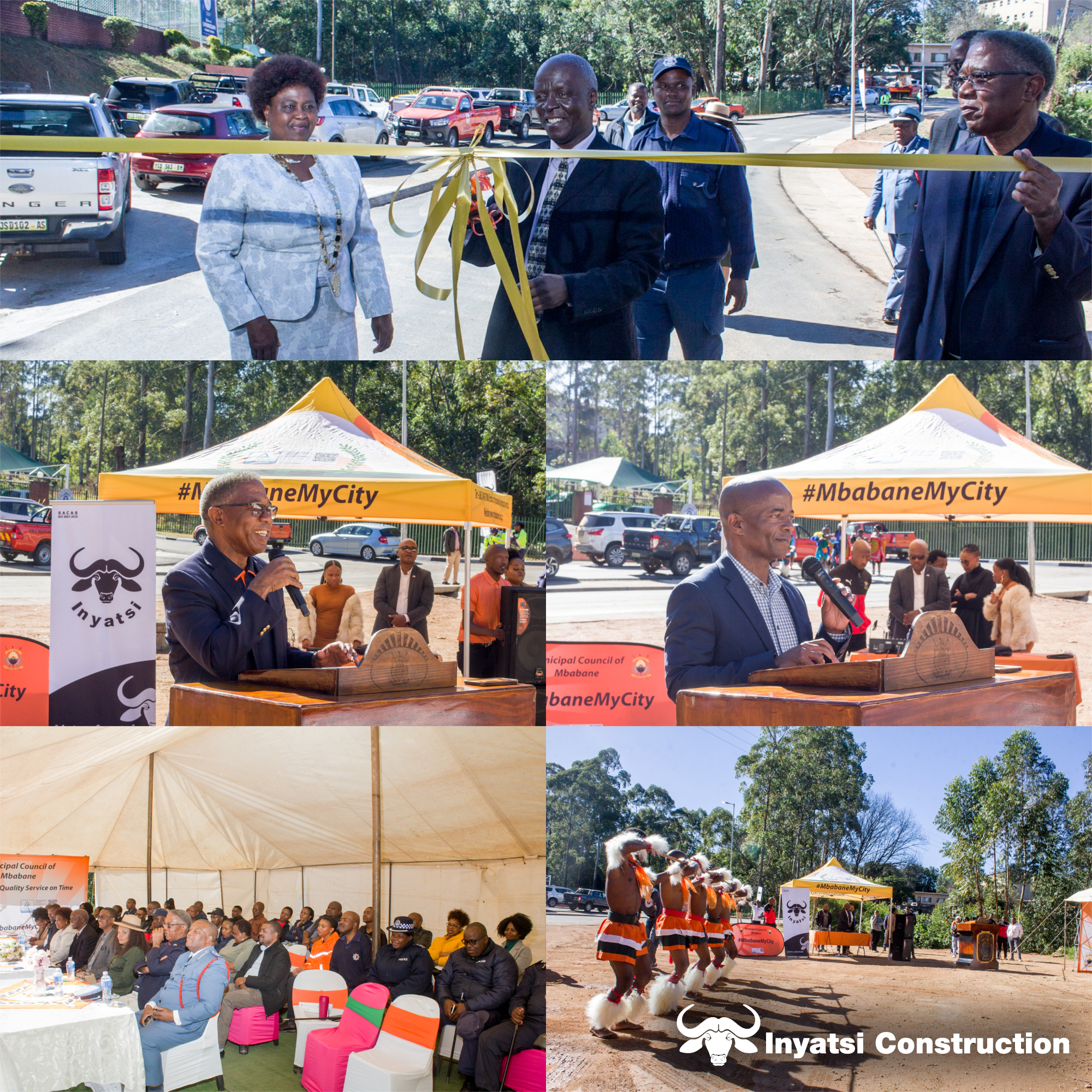 Inyatsi Construction hands over the Makhosini Drive to the Municipal Council of Mbabane